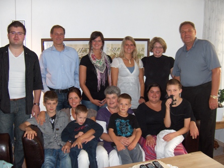 Jack and Dianne, Gitte and family 